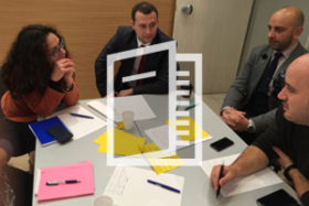 Albania stakeholders presenting their manifesto